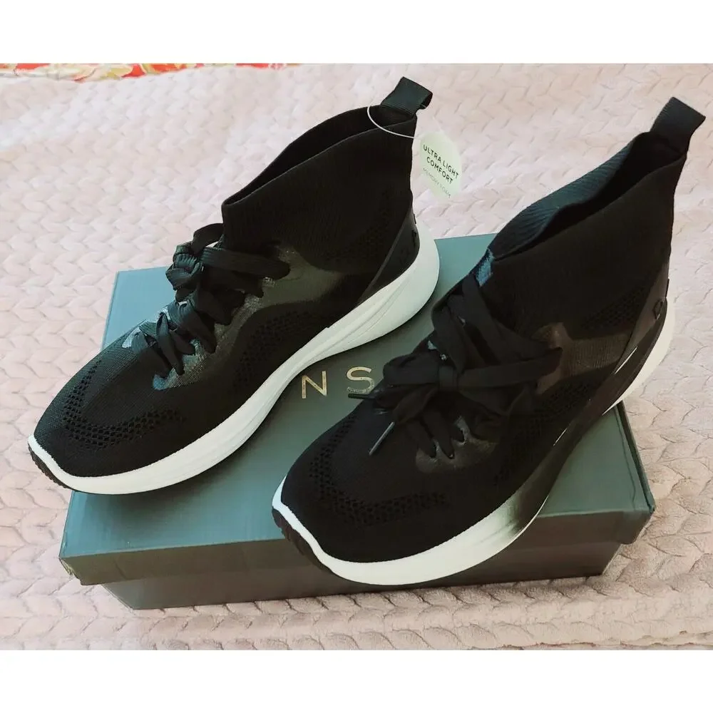 NEW Danskin Fearless Sneakers Shoes Knit Lace Up Women's Sizes 7 And 8 - Picture 1 of 8